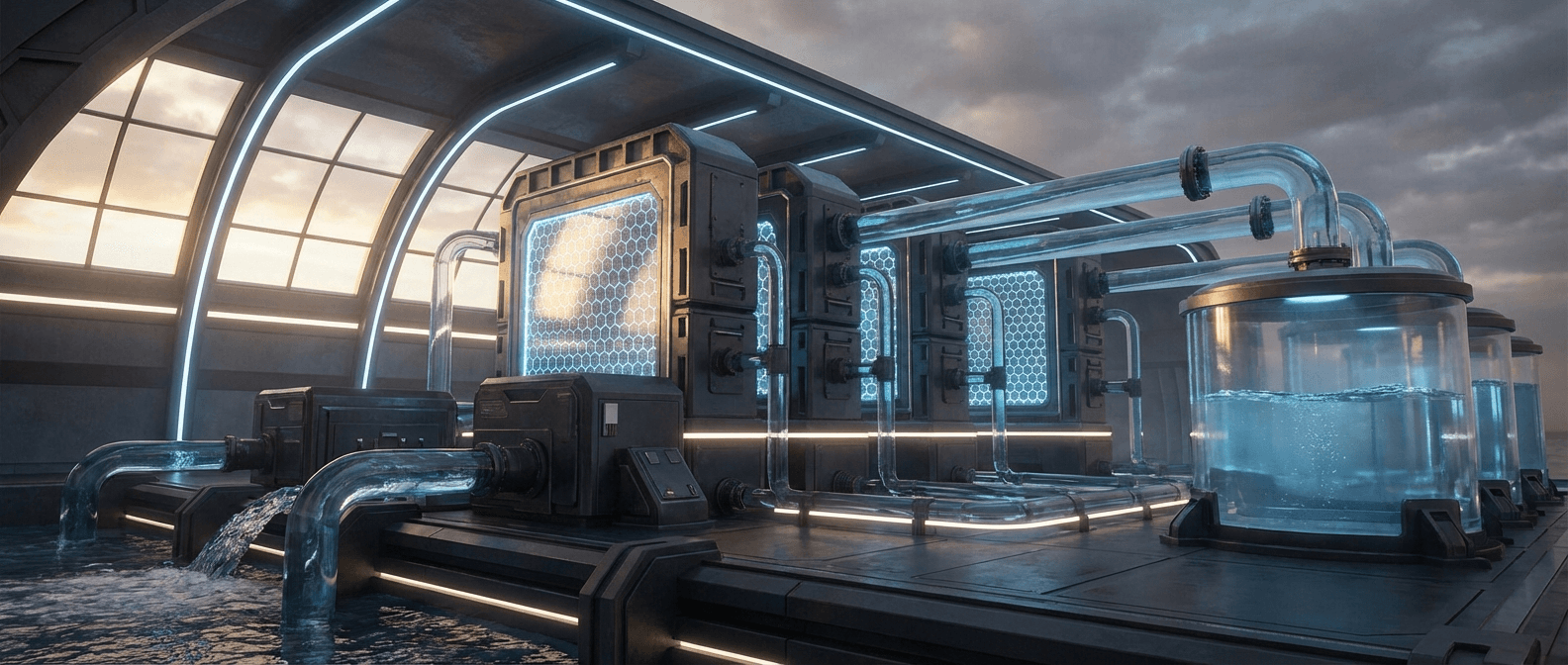 Graphene Desalination at Scale