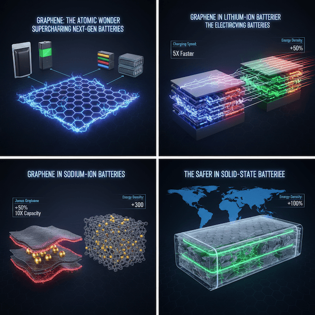 Graphene: The Atomic Wonder Supercharging Next-Gen Batteries