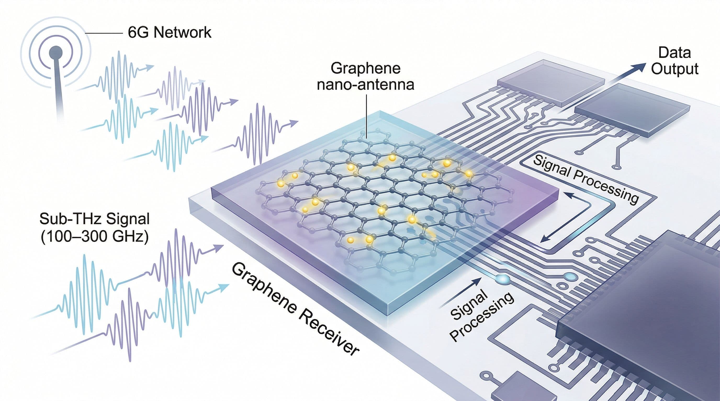 Graphene Receivers for 6G Wireless Could Enable Faster Sub-THz Links